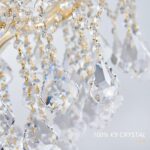 Gold Large Crystal Chandelier-24-Light Chandelier Light Fixture Modern Maria The... - Image 6
