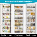 ElegantArray 8-Tier Pantry Door Oragnizer, Over The Door Pantry Organizer Rack a... - Image 5
