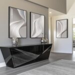 Large Framed Modern Abstract Wall Art for Living Room, Minimalist Bright Style P... - Image 3