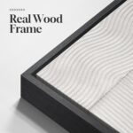 Large Framed Black and White Abstract Wall Art for Living Room, 3 Piece Big Mode... - Image 6