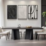 Large Framed Black and White Abstract Wall Art for Living Room, 3 Piece Big Mode... - Image 9