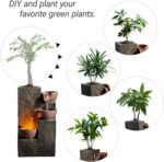 Tabletop Indoor Water Fountain – 3-Tier Rock Waterfall Fountain with Warm LED Li... - Image 4