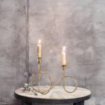 Twisted Brass Style Candle Holder, Candlestick Holder for Table Decoration, Holi... - Image 6