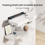 AMADA HOMEFURNISHING Floating Shelves, Wall Shelves for Bathroom/Living Room/Bed... - Image 4