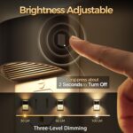 DORESshop LED Night Light[2 Pack], Night Lights Plug into Wall, 3 Level Brightne... - Image 3