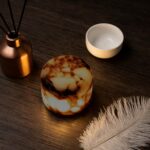 Marmor Marble Lamp Table Lamp Unique Stone lamp Type-C 3 Way Bedside Lamps Ambie... - Image 5
