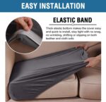 H.VERSAILTEX Velvet Stretch Couch Cushion Cover Plush Cushion Slipcover for Chai... - Image 5