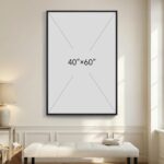 Extra Large Framed Brown Black Abstract Wall Art for Living Room, Oversized Mode... - Image 8