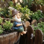 Mini Resin Fishing Statue, Funny Fisherboy Little Guy for Pond, Garden Flowerpot... - Image 9