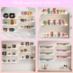 6 Pack Wall Mounted Acrylic Nail Polish Organizer Rack 15 Inch Clear Nail Polish... - Image 4