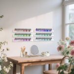 6 Pack Wall Mounted Acrylic Nail Polish Organizer Rack 15 Inch Clear Nail Polish... - Image 6