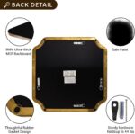 ANDY STAR 30"x30" Square Bathroom Mirror, Brushed Gold Scalloped Mirror for Wall... - Image 5
