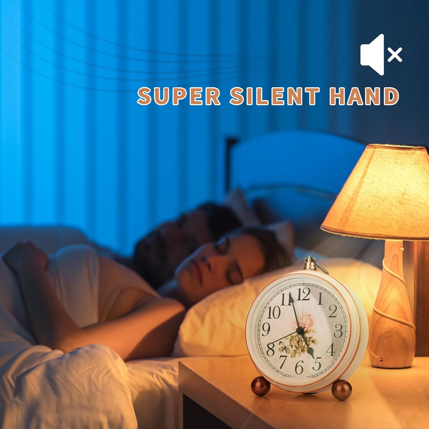 Maxspace Classic Vintage Clock - Elegant and Decorative Analog Clocks,Silent Non... - Image 4