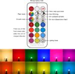 MELPO LED Color Changing Light Bulb with Remote Control, 5W 40W Equivalent, 500L... - Image 5