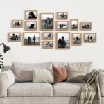 Venusmiles 15 Pack Picture Frames Collage Wall Decor, Gallery Frame Set for Wall... - Image 9