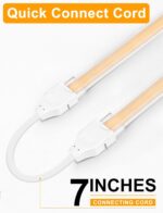 Lamomo COB LED Strip Lights Pro, 16.4Ft Warm White Dimmable Self-Adhesive Led Ro... - Image 5