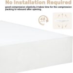 idee-home Couch Cushion Replacement 6" H, High Density Upholstery Foam Cushion I... - Image 7