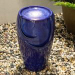 Glitzhome Ceramic Vase Outdoor Water Fountain Tall Patio Garden Water Fountain w... - Image 3