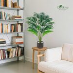 Der Rose 28" Fake Palm Tree Large Artificial Potted Plants Indoor for Home Porch... - Image 5