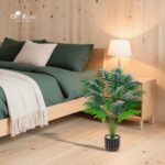 Der Rose 28" Fake Palm Tree Large Artificial Potted Plants Indoor for Home Porch... - Image 6