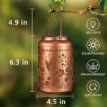 Solar Lanterns Outdoor Waterproof Hummingbird Garden Decor Gifts for Women Mom G... - Image 5