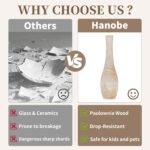 Hanobe Floor Vase Home Decor: 22 inch Tall Decorative Wood Vases for Living Room... - Image 6