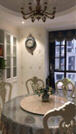 SHISEDECO Elegant, Traditional, Decorative, Hand Painted Modern Grandfather Wall... - Image 4