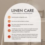 MIULEE Natural Linen Cotton Blend Tablecloth Rectangle, Luxury Waterproof Stain ... - Image 8