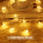 Merdeco Plug in 10ft 20 LED Globe String Lights Indoor Outdoor Decorative Fairy ... - Image 3