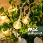 Merdeco Plug in 10ft 20 LED Globe String Lights Indoor Outdoor Decorative Fairy ... - Image 4