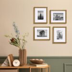 Egofine 8x10 Picture Frames 4 Pack, for Pictures 4x6 or 5x7 with Mat Made of Sol... - Image 7