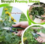 WORKPRO Garden Pruning Shears 2 Pack, 8" Bypass Pruning Shears and 6.25" Straigh... - Image 6