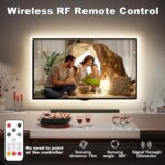 Tatazone White COB Led Strip Lights Max with RF Remote, 16.4ft 3000K CRI93+ Dimm... - Image 4