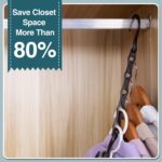 AMKUFO 6 Pack-Closet-Organizers-and-Storage, Magic-Hangers-Space-Saving-for-Clot... - Image 6