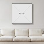 Extra Large Framed Black and White Abstract Wall Art for Living Room, Oversized ... - Image 4