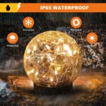 MLKNK Solar Globe Lights Outdoor Waterproof-Solar Balls-Solar Garden Lights-Orbs... - Image 3