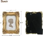 Sunlit Vintage Picture Frame 4x6 Inch, Luxury Antique Photo Frames with Glass Fr... - Image 3