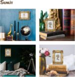 Sunlit Vintage Picture Frame 4x6 Inch, Luxury Antique Photo Frames with Glass Fr... - Image 5