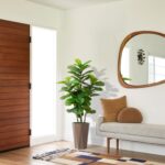 Artificial Fiddle Leaf Fig Plant Indoor 5FT Faux Fig Tree with Mocha Diamond Pla... - Image 3