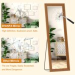 ZHUNFA Full Length Mirror,71x32 Inch Full Length Mirror Wall Mounted,Vertical Ha... - Image 4