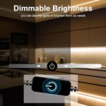 Pandery COB LED Strip,LED Strip Lights 5M/16.4ft,Touch Dimmable LED Strips,CRI90... - Image 5