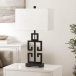 SAFAVIEH Lighting Collection – Greek Key Table Lamp Set of 2 – Oil-Rubbed Bronze... - Image 5