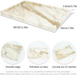 100% Natural Marble Serving Tray Luxury Marble Storage Tray for Home Decor Stone... - Image 3
