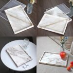 100% Natural Marble Serving Tray Luxury Marble Storage Tray for Home Decor Stone... - Image 4