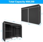 Ulif E13C Heavy Duty Closet Organizer System，Freestanding Clothing Racks for Han... - Image 3