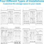Ulif E13C Heavy Duty Closet Organizer System，Freestanding Clothing Racks for Han... - Image 6