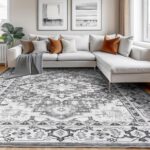 Lessymo 8 x 10 Area Rugs for Living Room- Machine Washable Area Rugs Boho Faux W... - Image 6