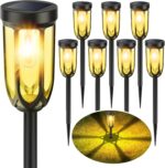 Barleit Solar Lights Outdoor 8 Pack, Solar Pathway Lights, Solar Lights Outdoor ... - Image 9