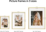 eletecpro Aluminum Gallery Wall Frame Set of 7, Including 1Pc 11x14, 2Pcs 8x10, ... - Image 4