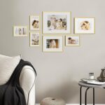 eletecpro Aluminum Gallery Wall Frame Set of 7, Including 1Pc 11x14, 2Pcs 8x10, ... - Image 5